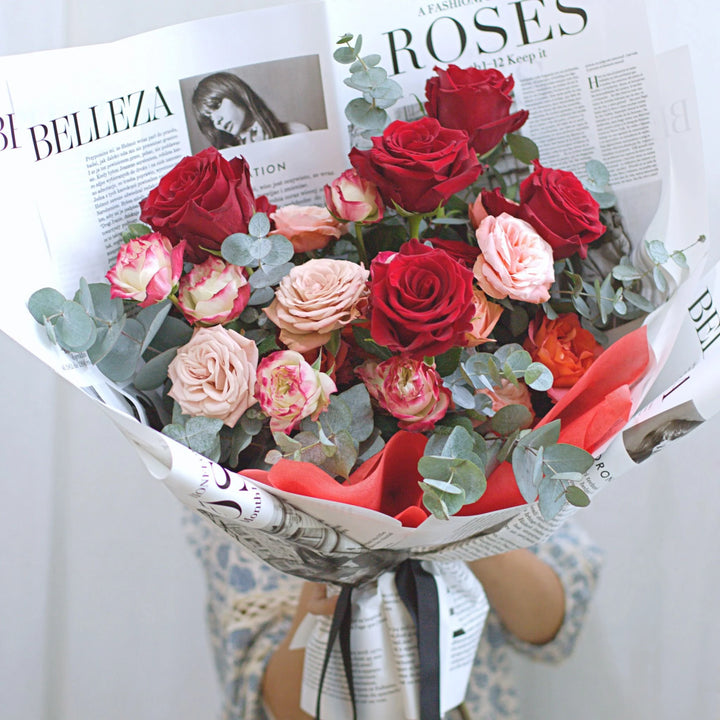 Emily in Paris Red Roses Bouquet | Bloom District Vietnam