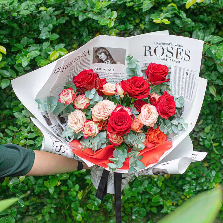 Emily in Paris Red Roses Bouquet | Bloom District Vietnam